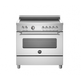 BERTAZZONI MAS95I1EXC Κουζίνα Ηλεκτρική με Επαγωγικές Εστίες 90cm Inox